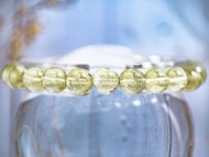 【無盡迴圈】天然收藏級 利比亞金黃隕石 水晶手串手鍊 /一物一拍