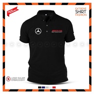 Premium Polo Mercedes AMG Performance Design E63s C43 Lelaki  Baju T-Shirt Lelaki Design Logo Sulam 