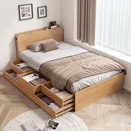 Thin Bed Nordic Children's Bed Bed Small Apartment 1m Small Storage Bed Single Bed Bed Bedroom Board
