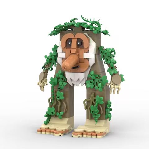 MOC Tralalero Tralala Bricks Bombardiro Crocodilo Building Blocks Brr brr Patapim Blocks Tung tung t