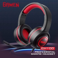 Gamen GAMING Professional Headphone Earphone/ GAMING Bass Headset Gh100 Gh110 Black 3D Sound With