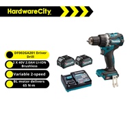 Makita DF002GA201 2 X 40V 2.0AH LI-ION Brushless Driver Drill
