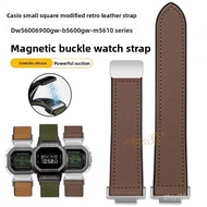 16mm Leather Strap for DW5600/GW-B5600/GW-M5610 - Retro Replacement Band for  Squares