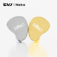 CVJ NEKO In-Ear Dynamic Wired HiFi Earphones Vacuum Plated Laser Engraving  4.4mm+3.5mm Jack Cable I