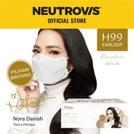 Himaya H99 Premium Face Respirator (EARLOOP) - Porcelain White (HIMAYA)