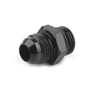 ORB-8(3/4" UNF)  O-ring Boss AN8 8AN to AN8 8AN Male Adapter Fitting Black 6061-T6 aluminum Specific