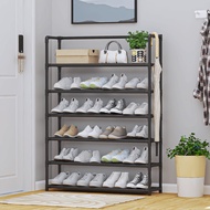 6-Tier Large Capacity Shoe Rack Holds 20+ Pairs of Shoes with Top Living Room Entrance Shoe Rack