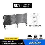 ULTi Pegboard Panel & Accessories Bundle - Desk Organizer | No Drill | Wall Board | Home & Office De