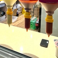 5.5L Sauce Bottle Sauce Squeeze Bottle Hanging Sauce Dispenser Squeeze Bottle Hanging Sauce Dispense