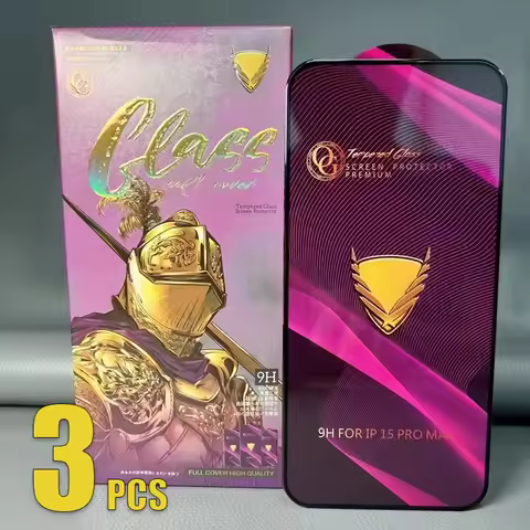 3pcs OG Tempered Glass Full Cover Glue Curved Screen Protector Film For iPhone 17 Air 16 Pro Max 16E