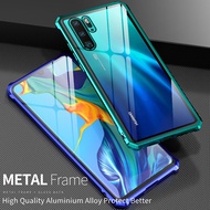 Luxury Metal Armor Case For Huawei P30 Pro Lite P30Pro P30Lite Glass Back Cover Huawei P30 Pro Case