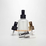 GD 100 Serum Glass Bottle ML T 98 Clear Frosted Pump Treatment Cap Glass Bottle/ Cosmetic Glass Bott