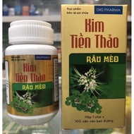 Kim Tiền Thảo Râu Mèo - 100 viên - DHG Pharma hỗ trợ dt sỏi thận sỏi tiết niệu đau rát