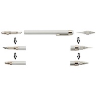 +Fufuli+Made In Japan NT D-1,000p Pen Type Utility Knife D1,000p Metal Body Pencil Sharpener Engravi