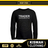 Indonesian Trader Trading T-shirt Long Sleeve Distro T-shirt