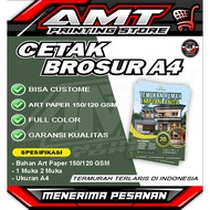 A4 Brochure Printing - Custom A4 Brochures - 1-Sided Brochure Printing 2-Sided/