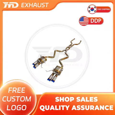 HMD Hot sale Titanium Exhaust System Performance Catback exhaust for BMW E92 E90 M3 Engine Muffler W