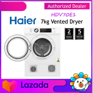 Haier 6kg Vented Dryer HDY-D60 /Haier HDV70E1 7kg Sensor Vented Dryer /   Khind Mesin Pengering Paka