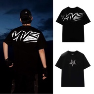 MVS CHÍNH HÃNG| Áo thun hiệu ứng phun sơn logo MVS SIGNATURE ver.2 phiên bản limited form oversize S