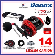 (KOREA) Banax Lexima Camion 406 TD / LTD Mesin Pancing Baitcasting | Light Slow Jigging Bottom Reel