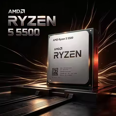 AMD Ryzen 5 5500 R5 5500 3.6 GHz 6-Core 12-Thread CPU Processor Socket AM4 7NM L3=16M 100-000000457