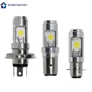 【EVERYTWT】High brightness motorcycle LED headlight bulb accessories H4 BA20D P15D