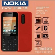 Handphone Nokia 108 New Fullset termurah merah