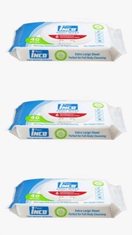 INCO ADULT WIPES 40 SHEETS