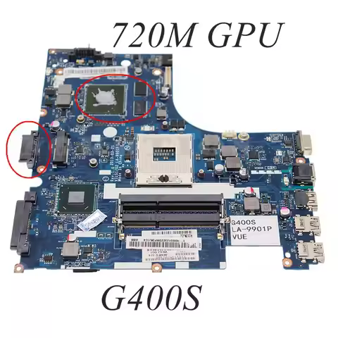 90003123 VILG1 G2 LA-9901P MAIN BOARD For Lenovo G400S 14 inch Laptop Motherboard HM76 DDR3 With CPU