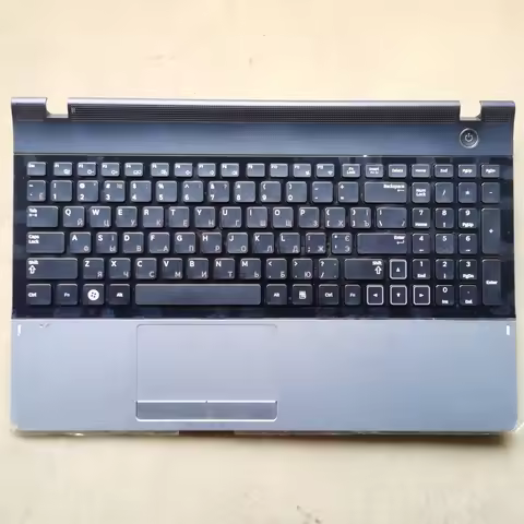 Russian layout New laptop palmrest cover with keyboard for samsung NP300E 300E5A 300E5C 305E5A 300E5