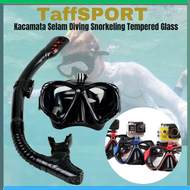 COD TaffSPORT Kacamata Selam Scuba Diving Snorkeling with GoPro Mount / snorkeling full set dewasa s