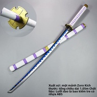 Bộ Trang Phục Cosplay One Piece Zorro Black Blade Three-Blade Flow Bamboo Blade Manufactured Equipme