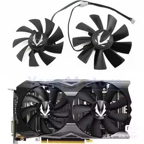 T129215SU PC Laptop Cool New Cooler Fan Cooling For Zotac GeForce RTX 2060 2070 GA92A2H GTX1660/1660