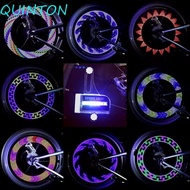 QUINTON Spoke Light, 14 LED 30 Patterns Bike Wheel Light, Wheel Decoration Photosensitive Switch Col