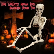 LUMALINK​ Skeleton Human Model Decoration, LED Lights Hanging Haunted House Props, Skull Human Skele