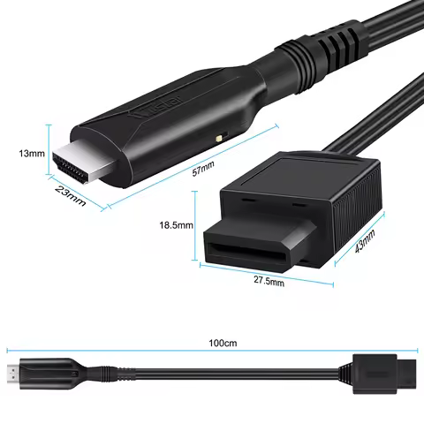 Full HD 1080P WII to HDMI Adapter Converter Wii2HDMI Video Audio Converter Cable for PC HDTV Monitor