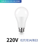 โคมไฟ LED 100-130โวลต์ E26 E12 E14หลอดไฟ LED 3W 6W 9W 12W 15W 18W 20W โคมไฟ LED โคมไฟบอมบาร่า