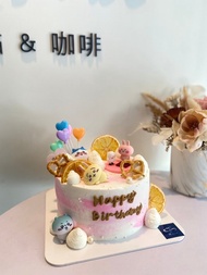 吉伊卡哇 卡娜赫拉 公仔主題蛋糕 客製化 題字蛋糕 蛋糕 鑠甜點