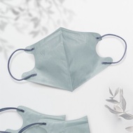 天心/醫療口罩/成人立體10入/莫蘭迪系列/冰藍/素色/百搭