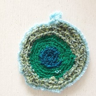 編織/花花洗碗布