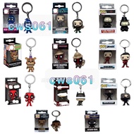 FUNKO POP Series Keychain Figurine Toy Marvel/DC/Five Night At Freddy's/V For Vendetta With Box Keyring