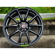 New Car Sport Rim RAXER WHEEL SR55X Flow Forming 17x7J 4x100 ET40 - READY STOCK
