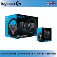 Logitech G29 STEERING WHEEL Driving Force Race Wheel + G Driving Force Shifter ( COMPETIBLE PS5/PS4/PC )