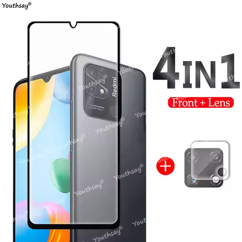 For Xiaomi Redmi 10C Glass Protector Glass for Redmi 10C 10 9 9T 9A 9C Tempered Glass HD Screen Came