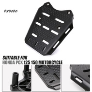 turbobo Motorcycle Rear Luggage Rack Aluminium Extension Luggage Tail Rack Holder for Honda PCX 150 125