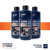TOYO-G V-Twin 20W-50 4-Stroke Motorcycle Synthetic Plus/Ester Power Engine Oil (1L)