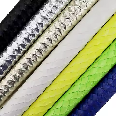 20/50x120cm Roll A4 Sheet Scales Embossed Synthetic Faux PU Leather Fabric For Bows Handbags DIY Mat