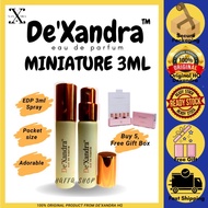 Miniature Perfume Wanita Dexandra 3ml EDP | Original HQ | Saiz Poket | Mini | Wangi |Minyak Wangi Wa