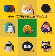 READY STOCK! Kaai cartoon briquettes &amp; Shiba Inu for OPPO Enco Buds 2 Soft Earphone Case Cover
