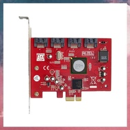 (E B M For Enhanced Storage Solutions:PCI-E X1 to 4-Port  3.0  Card with Silicon Image  2.0 III Conv